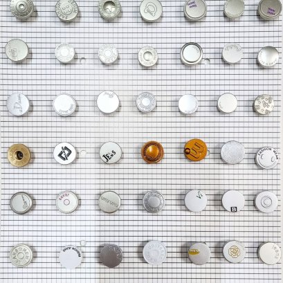 Silver - Gold Jeans Buttons