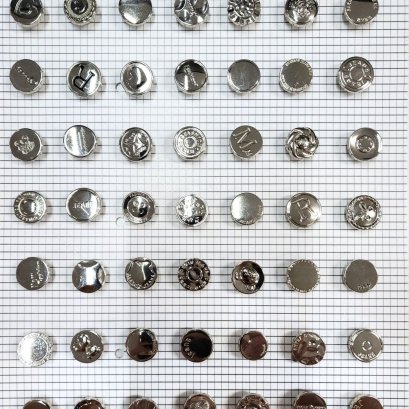 Silver - Gold Jeans Buttons