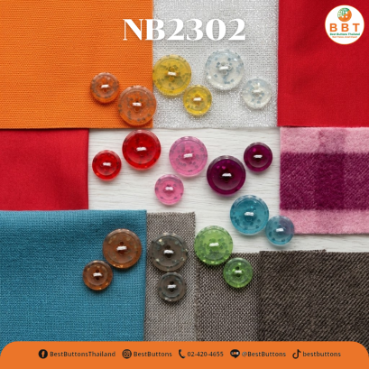 Colorful Glitter Buttons