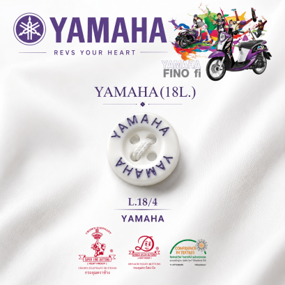 กระดุมโลโก้ YAMAHA