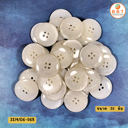 Buttons imitating mother-of-pearl