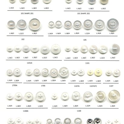 Shirt Buttons / Polo / Hawaii