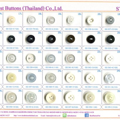 Shirt Buttons / Polo / Hawaii