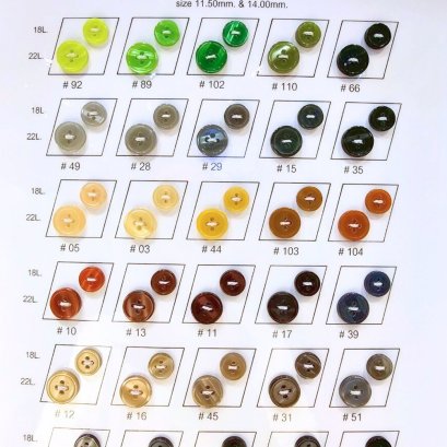 Shirt Buttons / Polo / Hawaii