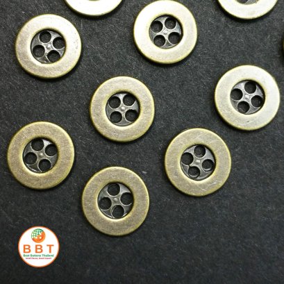 กระดุมซิงค์สีทอง