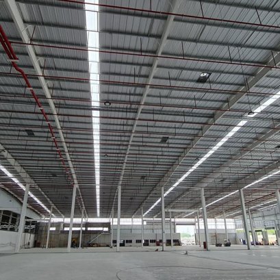 PEB ติดตั้งโครงสร้างเหล็ก & เมทัลชีท