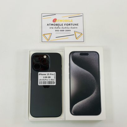 iPhone 15 Pro 128GB (Black Titanium) i6997