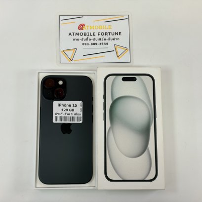 iPhone 15 128GB จอมีจุดดำเล็กๆ 1 จุด (Black) i69296
