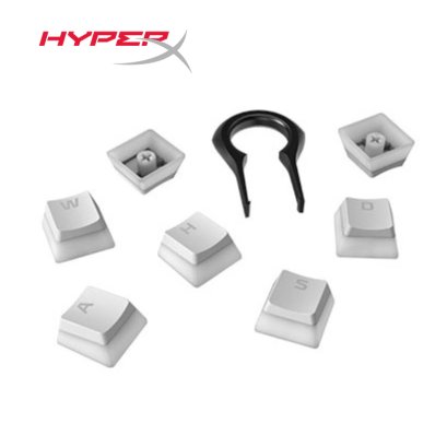 HyperX Double Shot PBT Keycaps Full Key คีย์แคปสีขาว