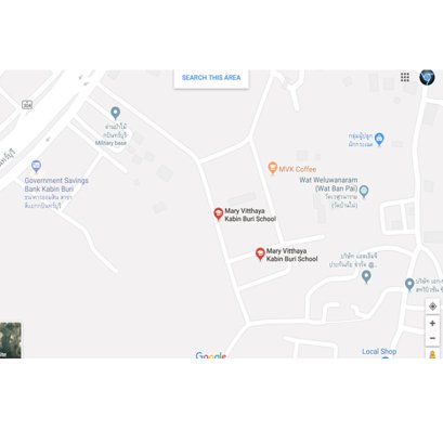 แผนที่แสดงที่ตั้งโรงเรียน