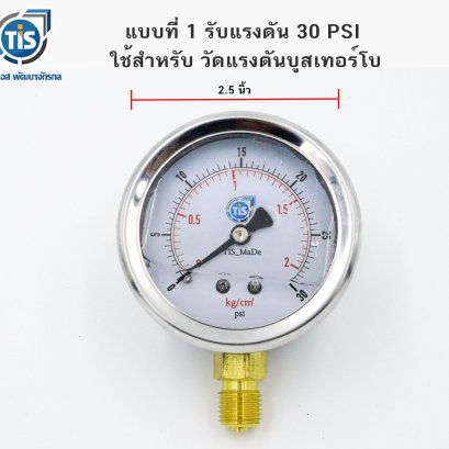 เกจวัดแบบเข็ม TIS 30 PSI