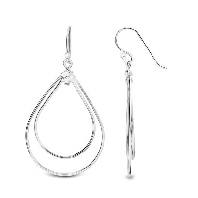 Sterling silver drop earring