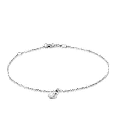 Sterling Silver Anchor Anklet