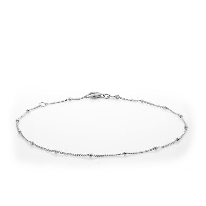 Sterling Silver Ball Chain Anklet