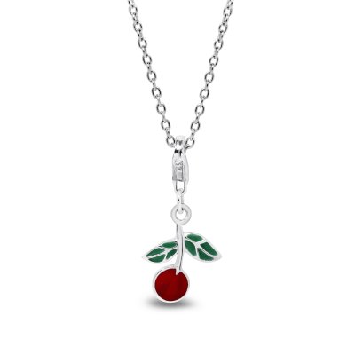 Sterling Silver &#039;Cherry&#039; Pendant