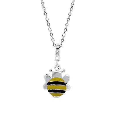 Sterling Silver &#039;Bee&#039; Pendant
