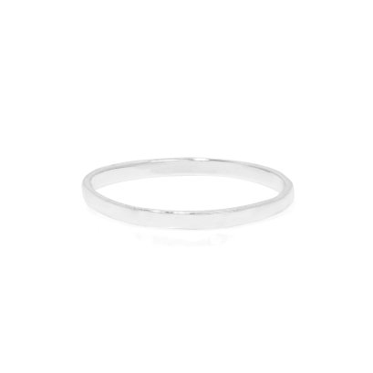 Sterling Silver Smooth Ring
