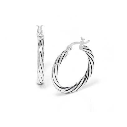 Sterling Silver Hoop Earrings