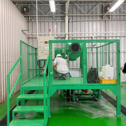 Rotary Tilting Barrel Finishing Machine 