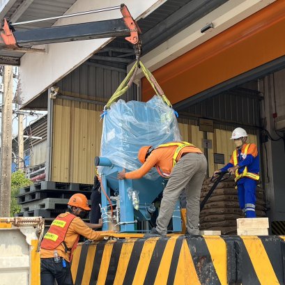 Suctionblast Screw Cleaning Air blasting machine