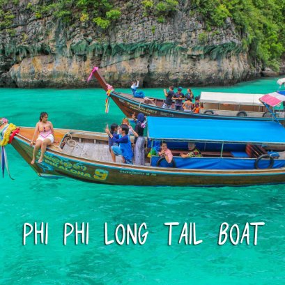 เกาะพีพี เรือหางยาว