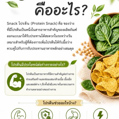 Snack โปรตีน คืออะไร?