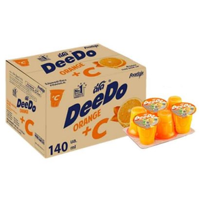 ดีโด้น้ำส้ม20%ผสมวิตามินซี140มล. X 6 แพ็ค 12