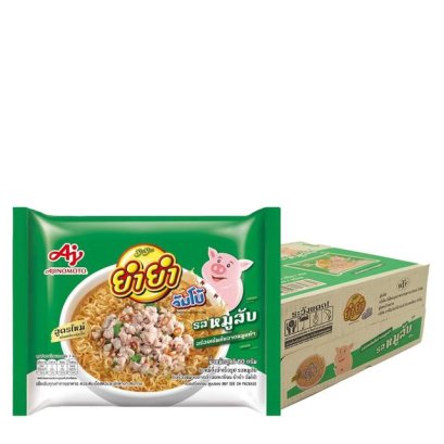 ยำยำ จัมโบ้ บะหมี่กึ่งสำเร็จรูป รสหมูสับ 60 ก. x 30