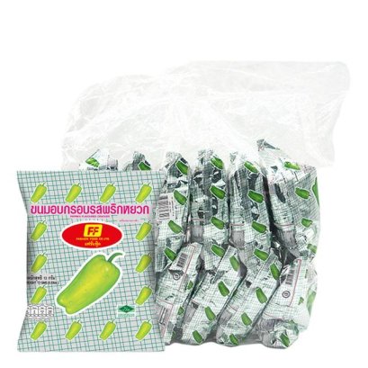 เอฟเอฟ ขนมอบกรอบ รสพริกหยวก 13 ก. x 12