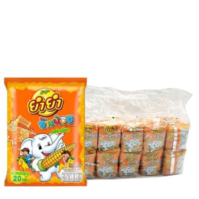 ยำยำ ช้างน้อย บะหมี่กึ่งสําเร็จรูป รสข้าวโพด 20 ก. x 60