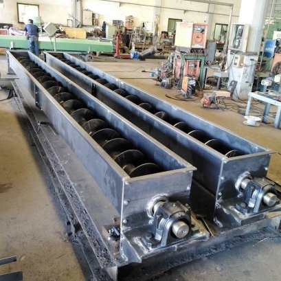 สกรูคอนเวเยอร์แบบแกนเดี่ยว (ไม่มีแบริ่งแขวน)