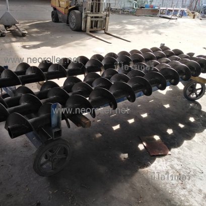 ใบเกลียว+แกน