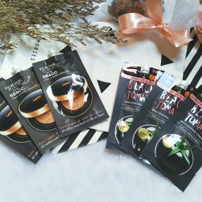 รีวิว Fuji Premium Black Tomato Whitening Cream & Fuji Premium Black Tomato BB Serum Sun Protect