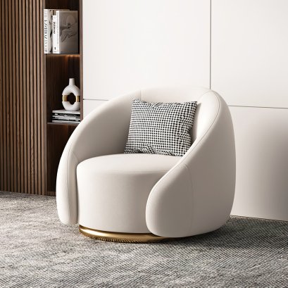 SWIVEL BARREL CHAIR โซฟากลม อามแชร์ กำมะหยี่ ปรับหมุนได้