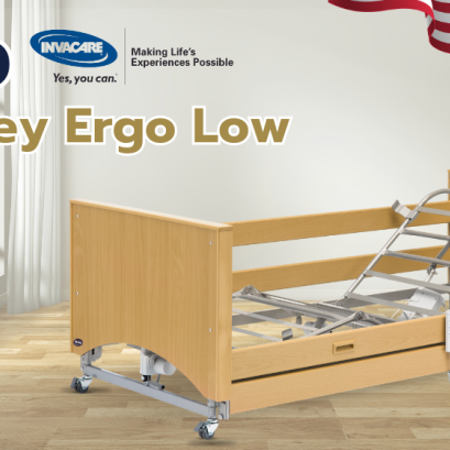 เตียงผู้ป่วยและสูงอายุไฟฟ้า ยี่ห้อ Invacare รุ่น Medley Ergo Low