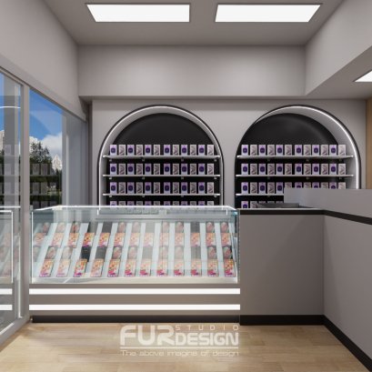 ออกแบบ ผลิต และติดตั้งร้าน : ร้าน Clickker Phone U-Center สามย่าน กรุงเทพ