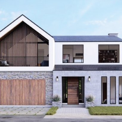 แบบบ้าน Nordic style-01