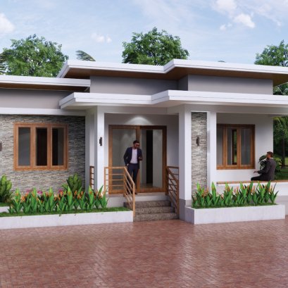 แบบบ้าน Modern style-01