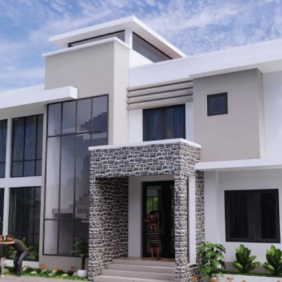 แบบบ้าน Modern style-02