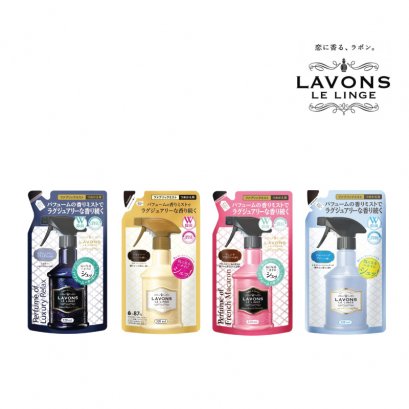 Lavons Fabric Refresher Refill 320ml. ลาวอนซ์ สเปรย์น้ำหอมฆ่าเชื้อโรค(แบบเติม) ดับกลิ่น ฉีดเสื้อผ้า/ห้อง/โซฟา จากญี่ปุ่น