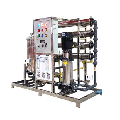 เครื่องกรองน้ำRO24Q 24000ลิตรต่อวัน1Q/ชั่วโมงเฟรมสแตนเลส