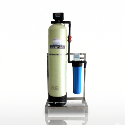 เครื่องกรองน้ำประปา น้ำขุ่น ถังกรองFRP12x52นิ้ว(Auto)