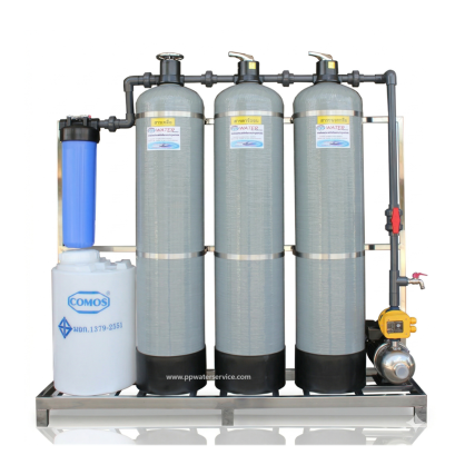 Groundwater filter turbid water tap FRP tank 12x52"(Manual)