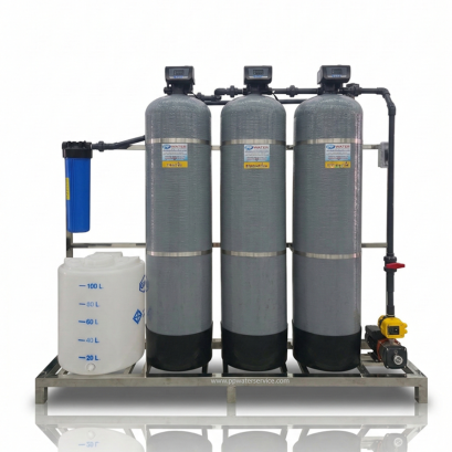เครื่องกรองน้ำบาดาล ประปาน้ำขุ่น ถังกรองFRP16-3AP(Auto)
