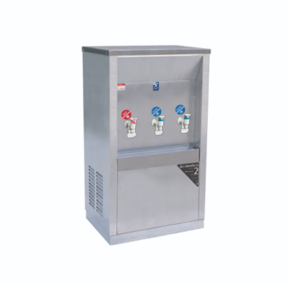 ตู้ทำน้ำร้อน-เย็นสแตนเลส 3 หัวก๊อก Maxcoo MCH-3P​