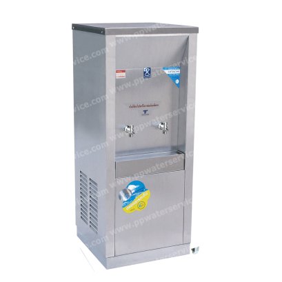 ตู้ทำน้ำเย็นสแตนเลส 2 หัวก๊อก Maxcoo MC-2P​