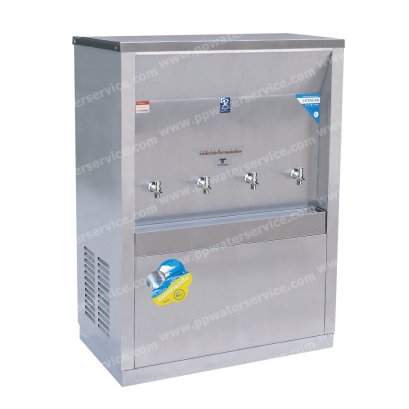 ตู้ทำน้ำเย็นสแตนเลน 4 หัวก๊อก Maxcoo MC-4P​