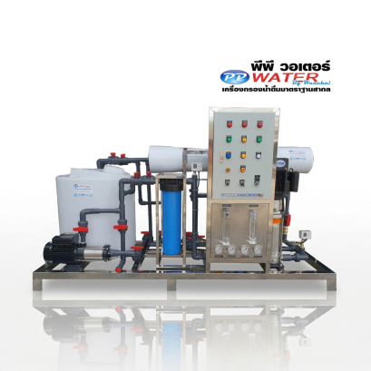 เครื่องกรองน้ำRO24Q 24000ลิตรต่อวัน1Q/ชั่วโมงเฟรมสแตนเลส