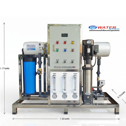 เครื่องกรองน้ำRO24Q/วัน 24000ลิตร/วัน1Q/ชั่วโมงเฟรมสแตนเลส
