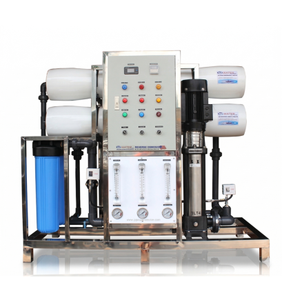 เครื่องกรองน้ำRO48Q 48000ลิตรต่อวัน2Q/ชั่วโมง(เฟรมสแตนเลส)